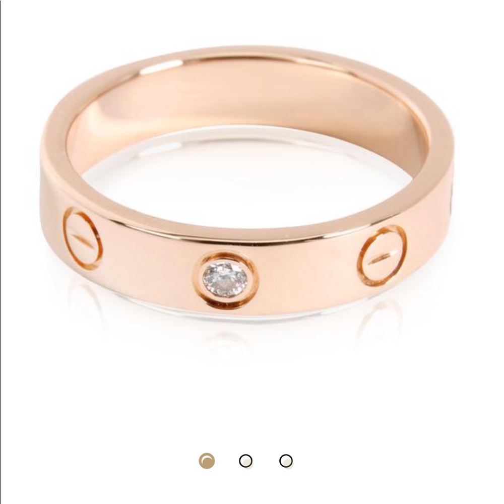 Authentic Cartier Love Band 18k Rose Gold